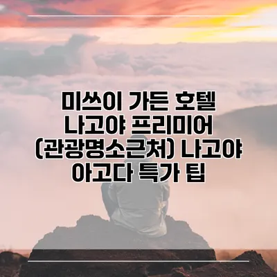 미쓰이 가든 호텔 나고야 프리미어 (관광명소근처) 나고야 아고다 특가 팁