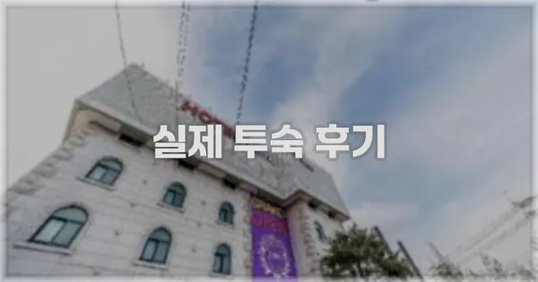 💬 실제 투숙 후기