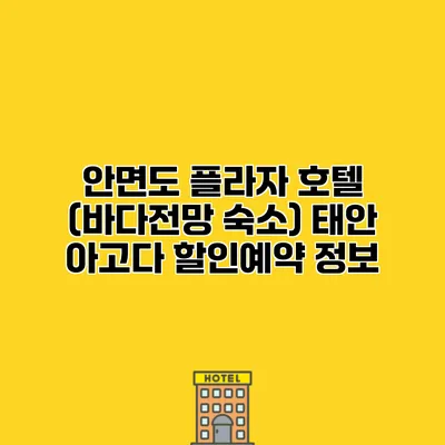 안면도 플라자 호텔 (바다전망 숙소) 태안 아고다 할인예약 정보
