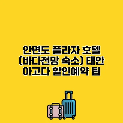 안면도 플라자 호텔 (바다전망 숙소) 태안 아고다 할인예약 팁