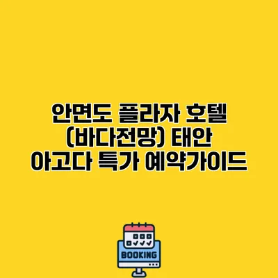 안면도 플라자 호텔 (바다전망) 태안 아고다 특가 예약가이드