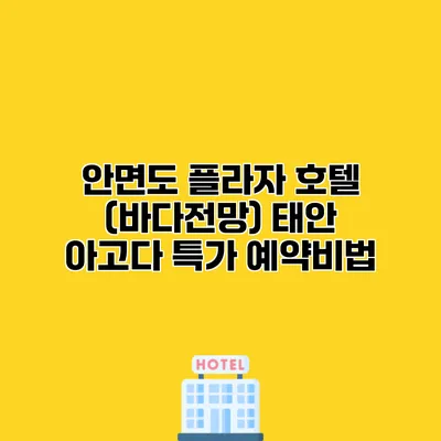 안면도 플라자 호텔 (바다전망) 태안 아고다 특가 예약비법
