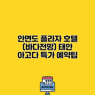 안면도 플라자 호텔 (바다전망) 태안 아고다 특가 예약팁