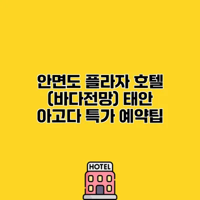 안면도 플라자 호텔 (바다전망) 태안 아고다 특가 예약팁