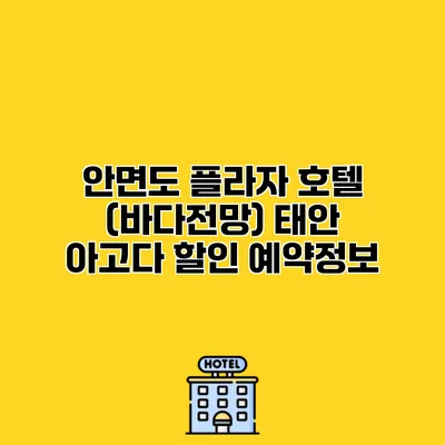안면도 플라자 호텔 (바다전망) 태안 아고다 할인 예약정보