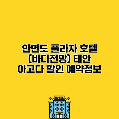 안면도 플라자 호텔 (바다전망) 태안 아고다 할인 예약정보