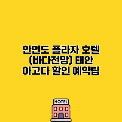 안면도 플라자 호텔 (바다전망) 태안 아고다 할인 예약팁