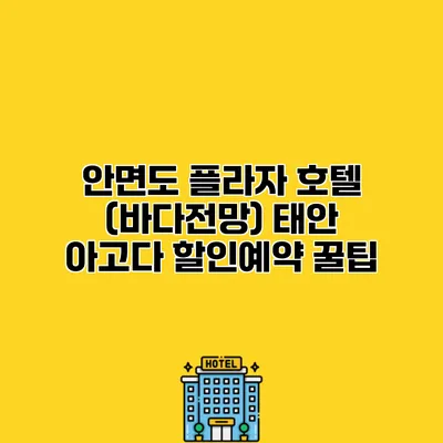 안면도 플라자 호텔 (바다전망) 태안 아고다 할인예약 꿀팁