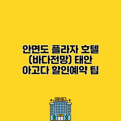 안면도 플라자 호텔 (바다전망) 태안 아고다 할인예약 팁