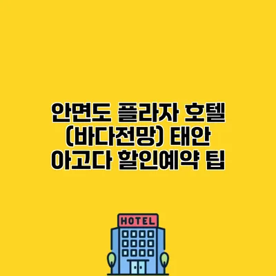 안면도 플라자 호텔 (바다전망) 태안 아고다 할인예약 팁