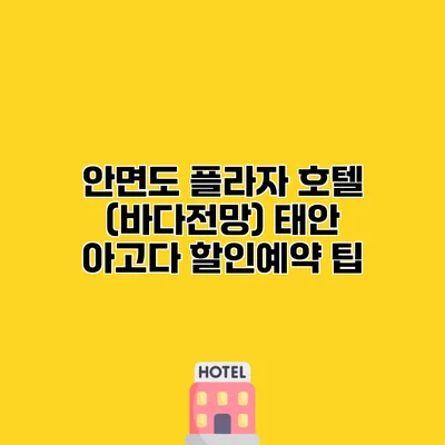 안면도 플라자 호텔 (바다전망) 태안 아고다 할인예약 팁